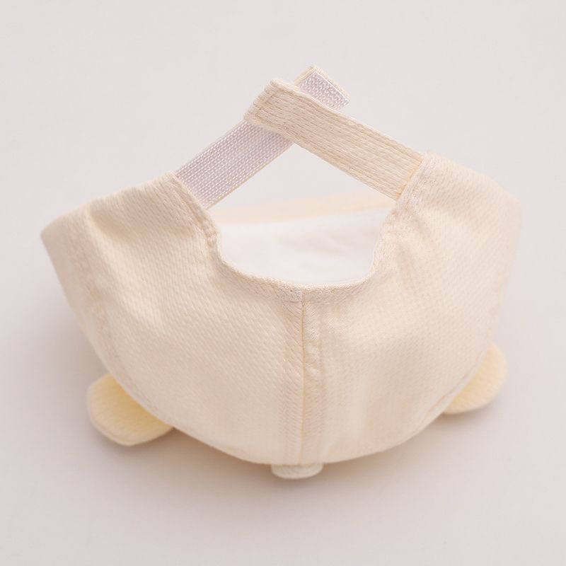 Spring And Summer Mesh Breathable Baby Soft Brimmed Bow Cap Embroidered Letters Cute Cherry Ears Baby Casual Sun Hat 7