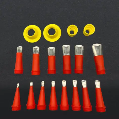 Duck-shaped Stainless Steel Nozzle 18-piece Set Accessories