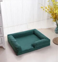 Kennel Pet Litter Sofa Bed Dog Mat Can Be Disassembled And Washed - Green - View 1