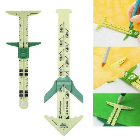 Multifunctional Patchwork Ruler Tool Tailor Plastic Fabric