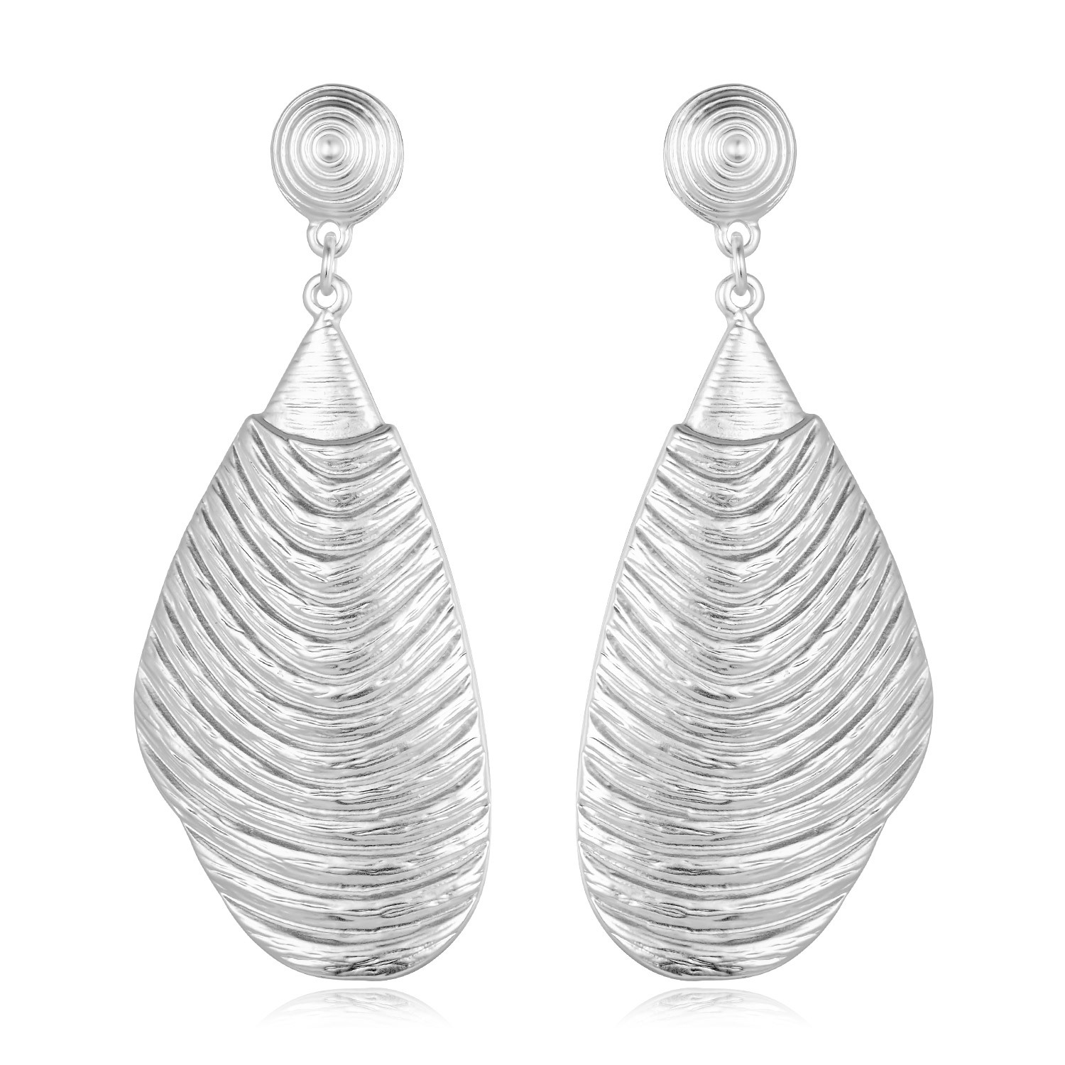 Fashionable Temperament Irregular Texture Earrings