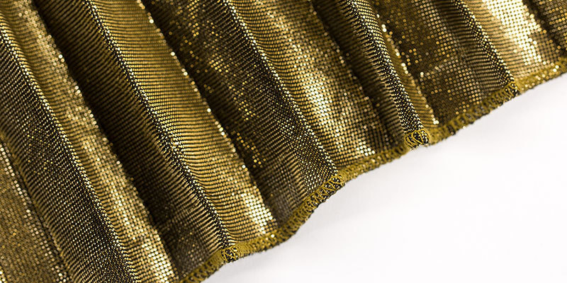 Women's Solid Color High Waist Large Pleated Skirt