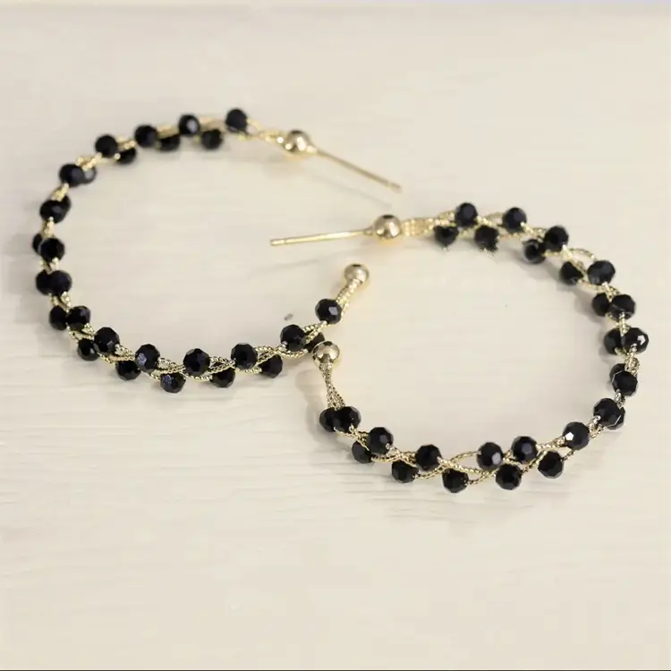 Fashion Hollow Crystal Women's Earrings