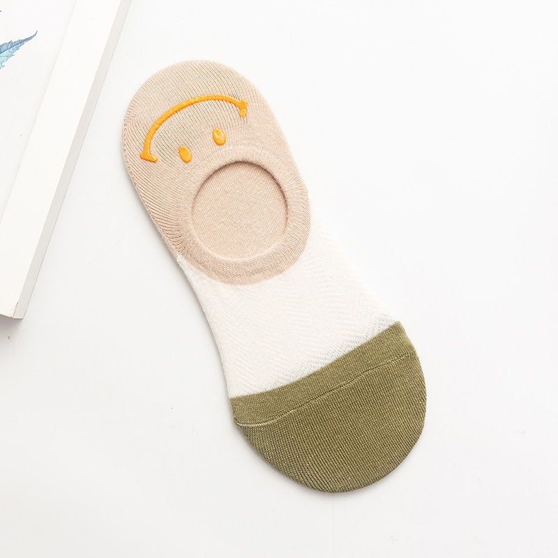 Title 3, Silicone Non-slip Smiley Socks