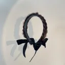 Dark Brown With 2Bows