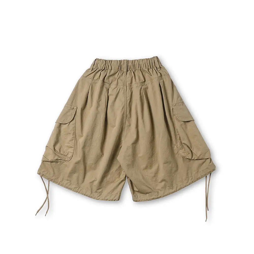 Solid Color Multi-pocket Cargo Shorts Men's