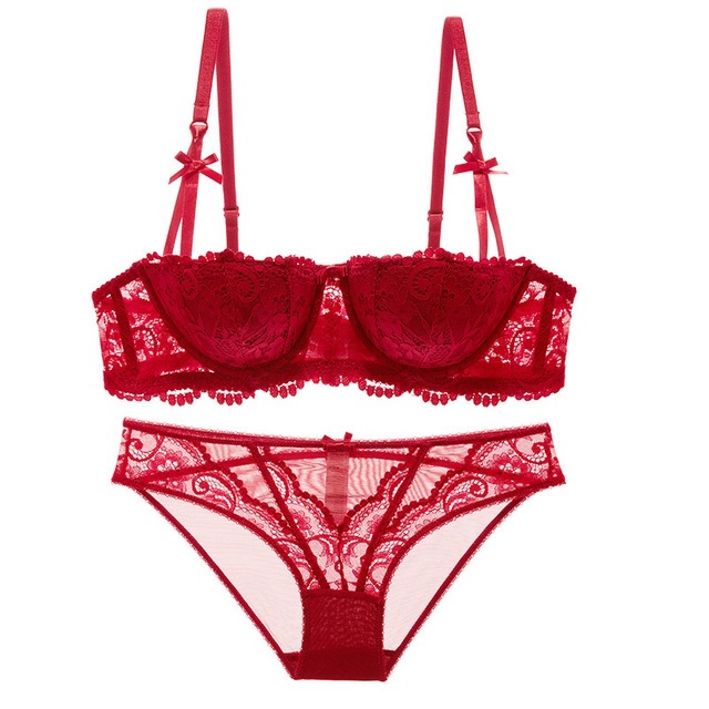 Title 5, Sexy Red Lace Christmas & New Year Underwear