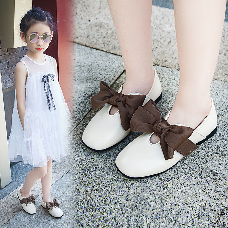 Children's Grandma Leather Shoes Spring Kids