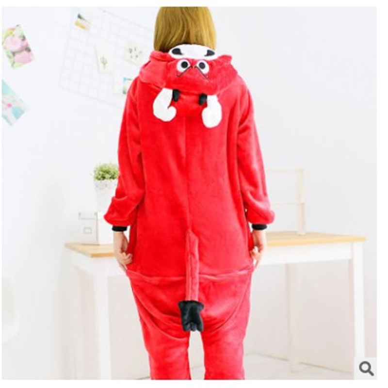 Title 1, Flannel Animal One-piece Cartoon Cute Home Clothes