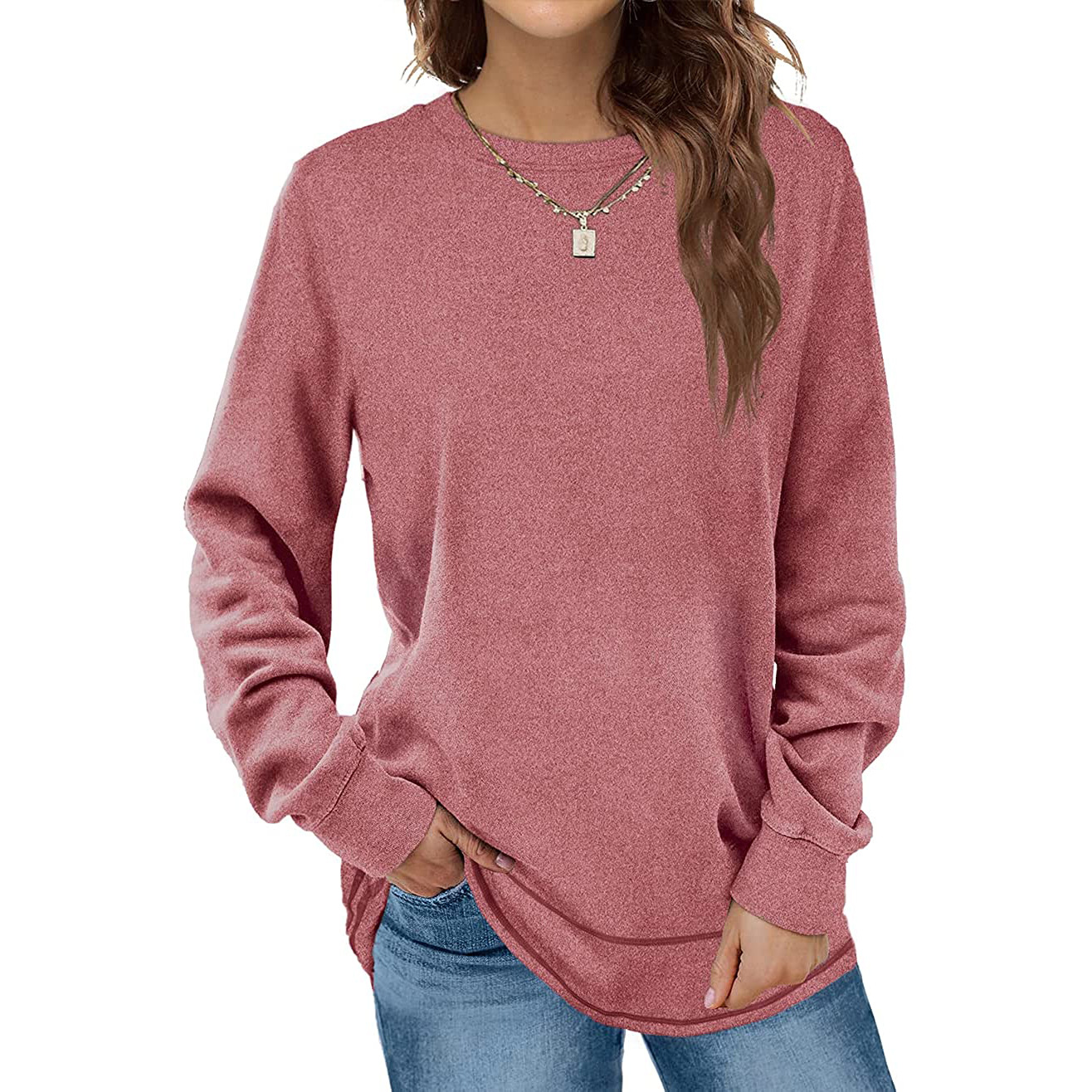 Title 6, Sweatshirt Crew Neck Long Sleeve Shirt