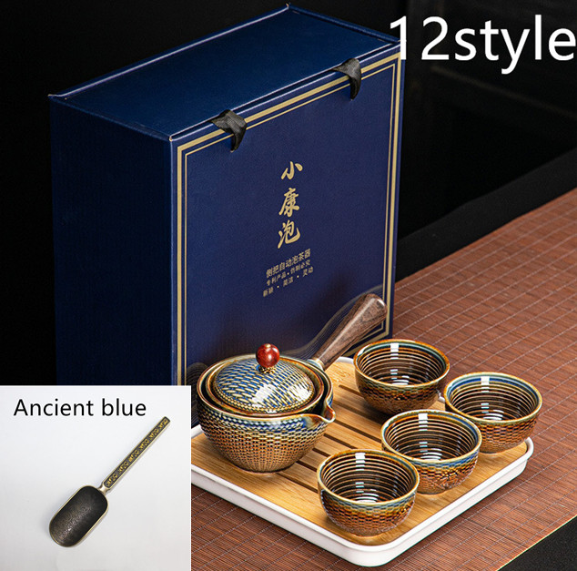 Dongni Simple 360 Degree Rotation Xiaoyao Teapot Tea Set
