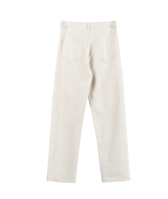 Title 6, Losse, lichtgekleurde casual broek met rechte p...