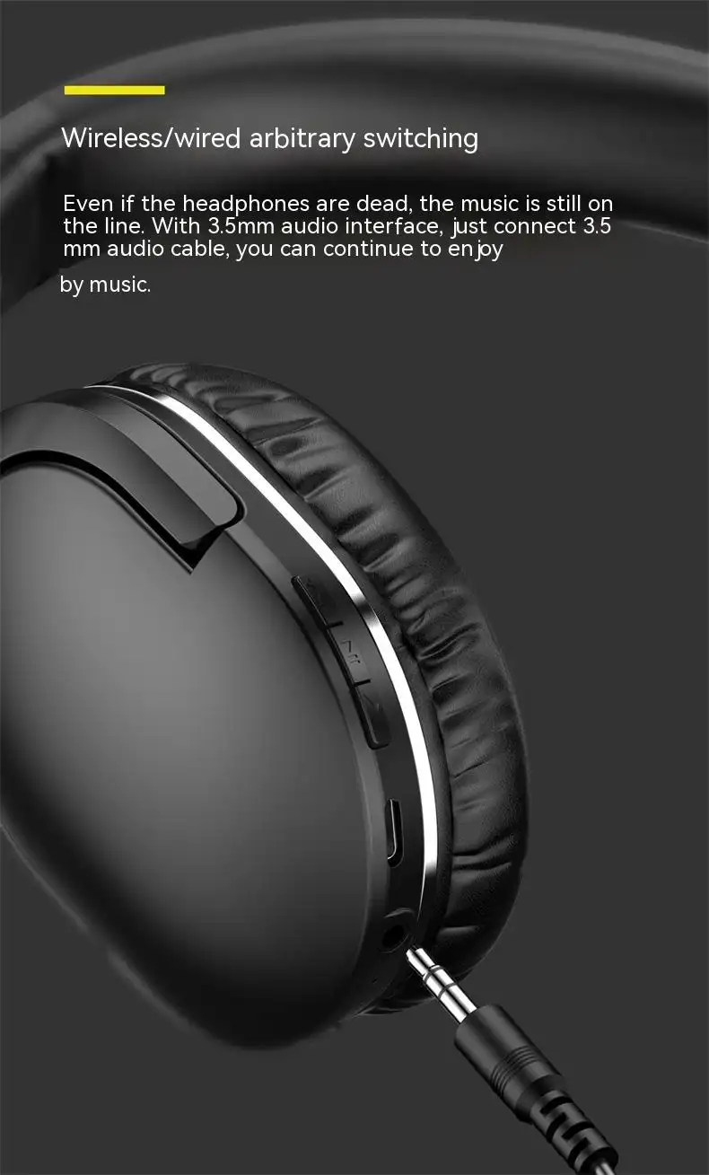 Wireless Bluetooth Subwoofer Sports Gaming Electronic Sports Headset