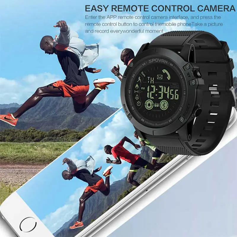 Bluetooth Smart Watch Sports Reminder Step Waterproof