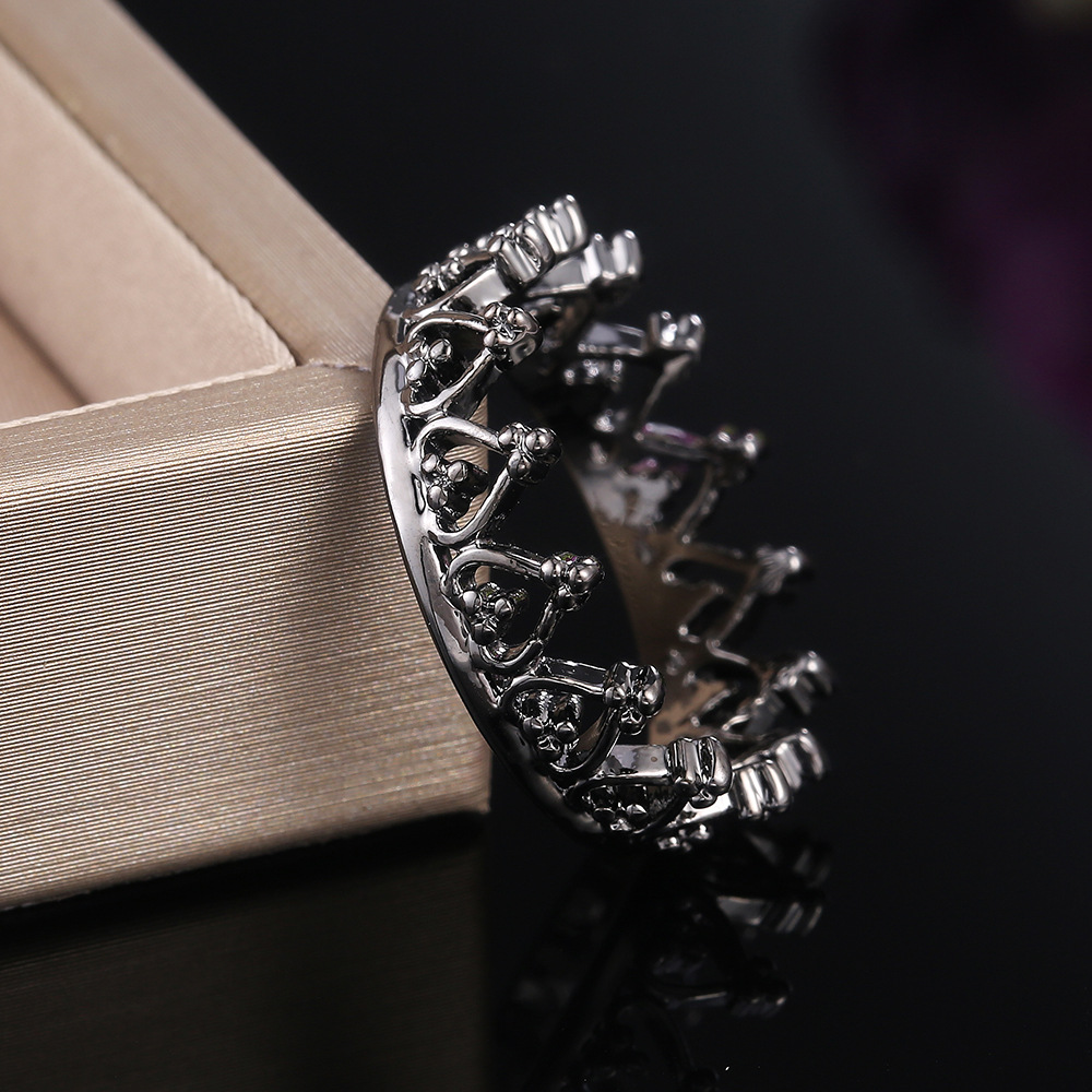 Alloy Plating Personality Pattern Ladies Ring