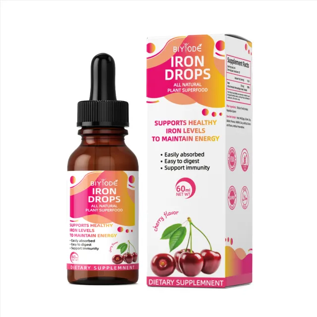 Custom Iron Healthcare Supplement Natural Iron Liquid Drop Enrich The Blood Original - Shop at LoveMi
