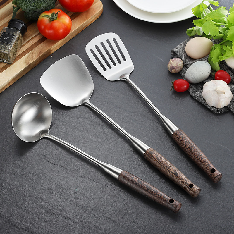 Title 6, Stainless steel spatula set