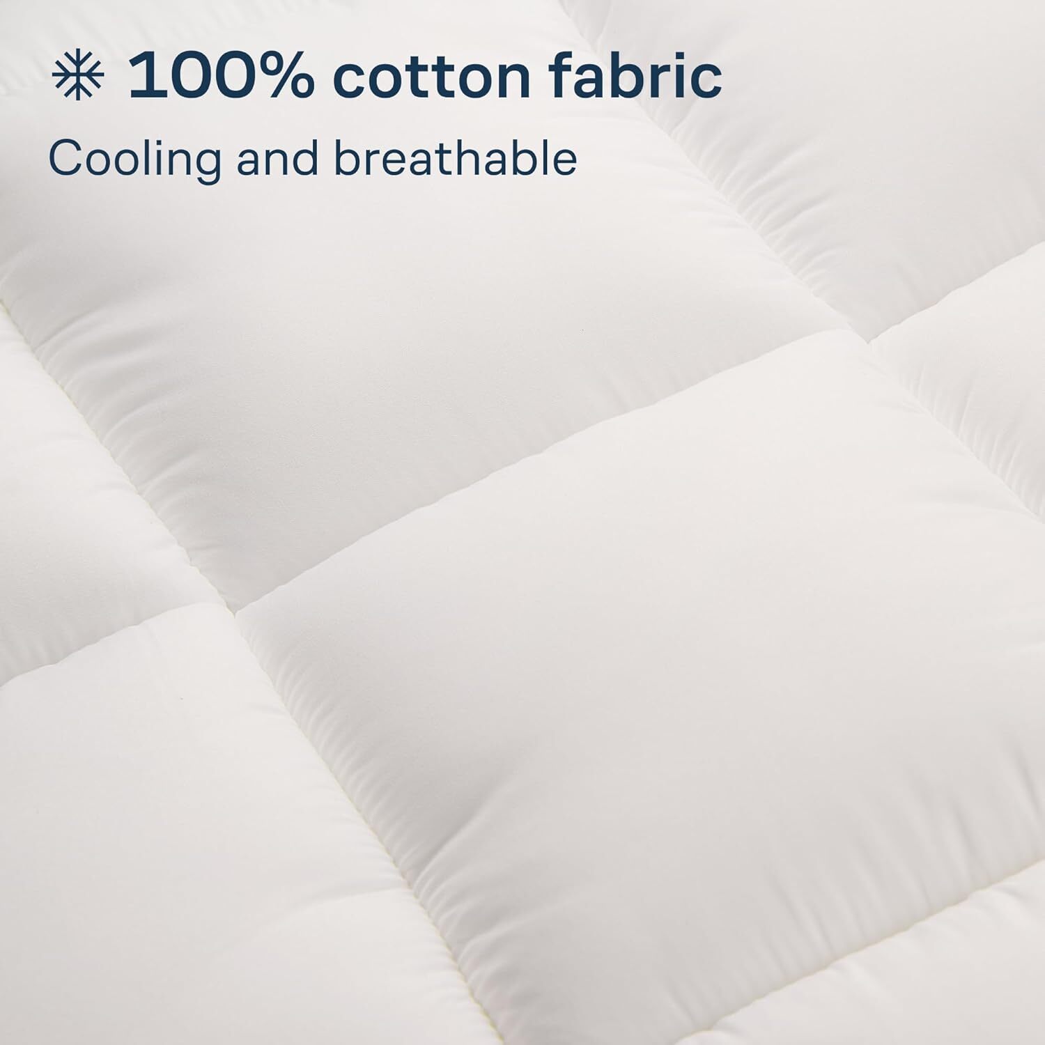 50X40X18 Luxury Mattress Topper Pillowtop Bedding Mat Pad Fitted Cover Underlay All Sizes