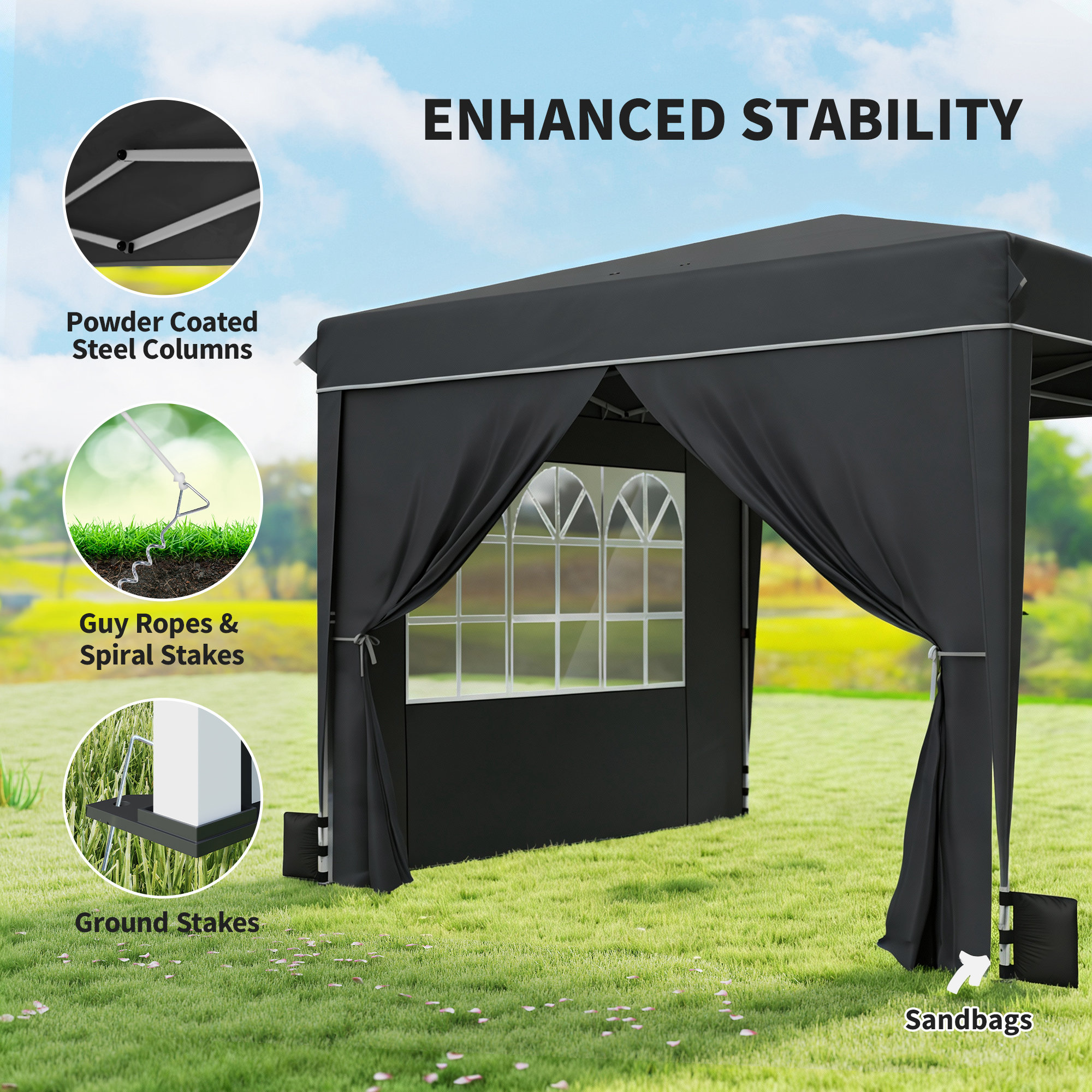 Up Canopy Tent With Sidewalls