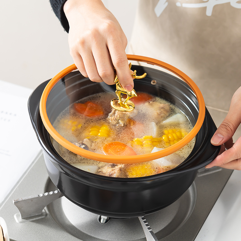 Transparent Visible Pot Lid Universal Tempered Glass Lid