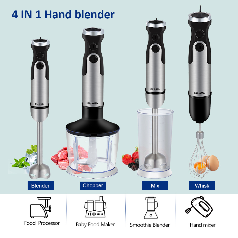 Title 1, Hand Blender Juice Dispenser Cooking Stick Meat...