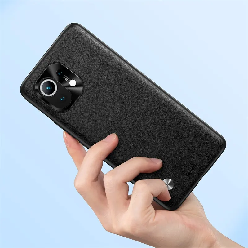 Alloy Plain Leather Case