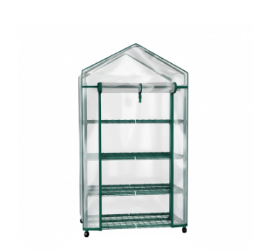 Outdoor And Indoor Small Greenhouses, Portable Greenhouses, Multi-layer Plant-growing Racks With Polyethylene Covers