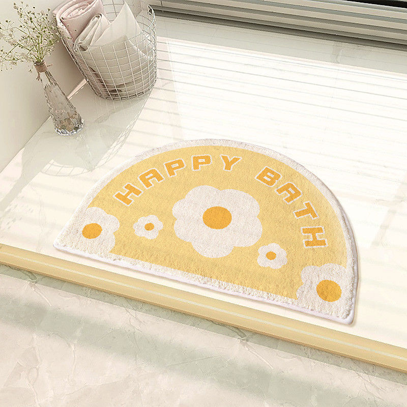 Thickened Non-slip Carpet Bathroom Toilet Toilet Door Mat - 16