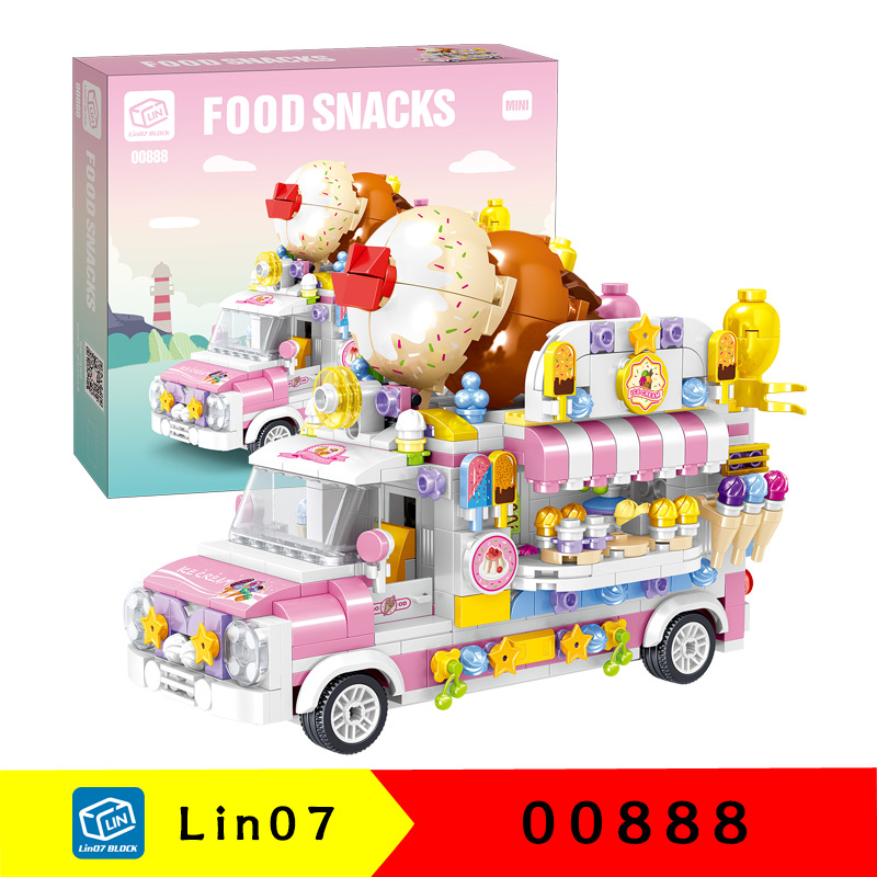 Title 2, Blocs de construction camion de hamburgers de c...