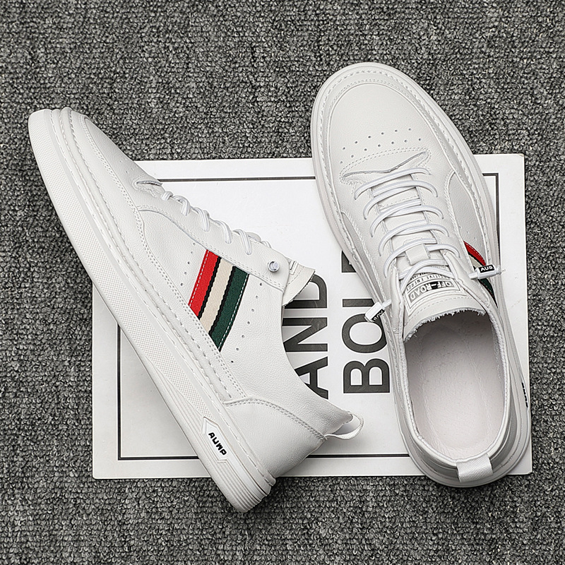 Summer Breathable  Student Trend Small White Lazy Inner Increase Casual Shoes