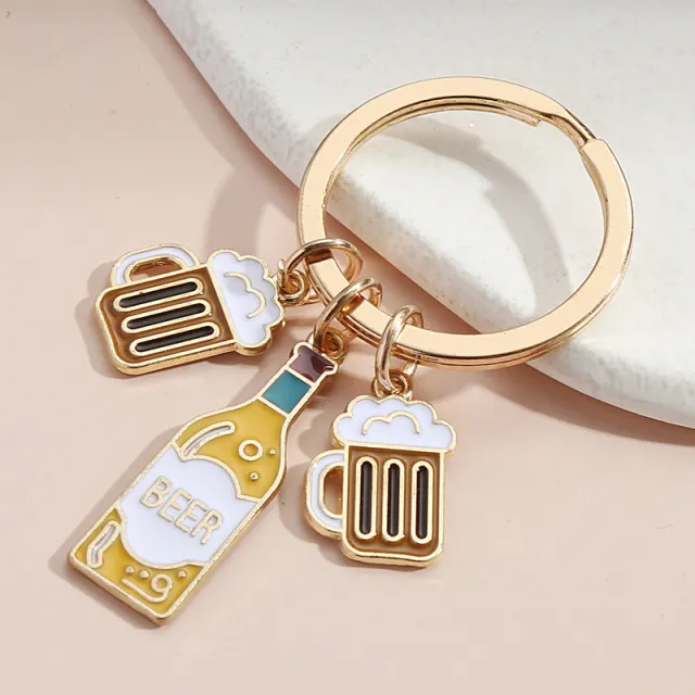 Wine Beer Car Key Pendant Keychain E3935 - Shop at LoveMi