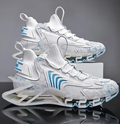 Cool Men Running Sneakers Mesh Breathable Sports Shoes Fashion