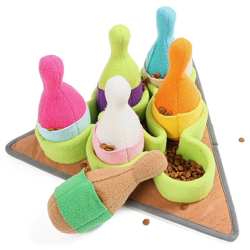 Pet Puzzle Play Tibetan Food Sports Training Bowling Toys - Sounding Toy