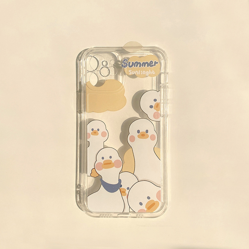 Coque de téléphone grenouille et agneau d'été – E – iPhone X