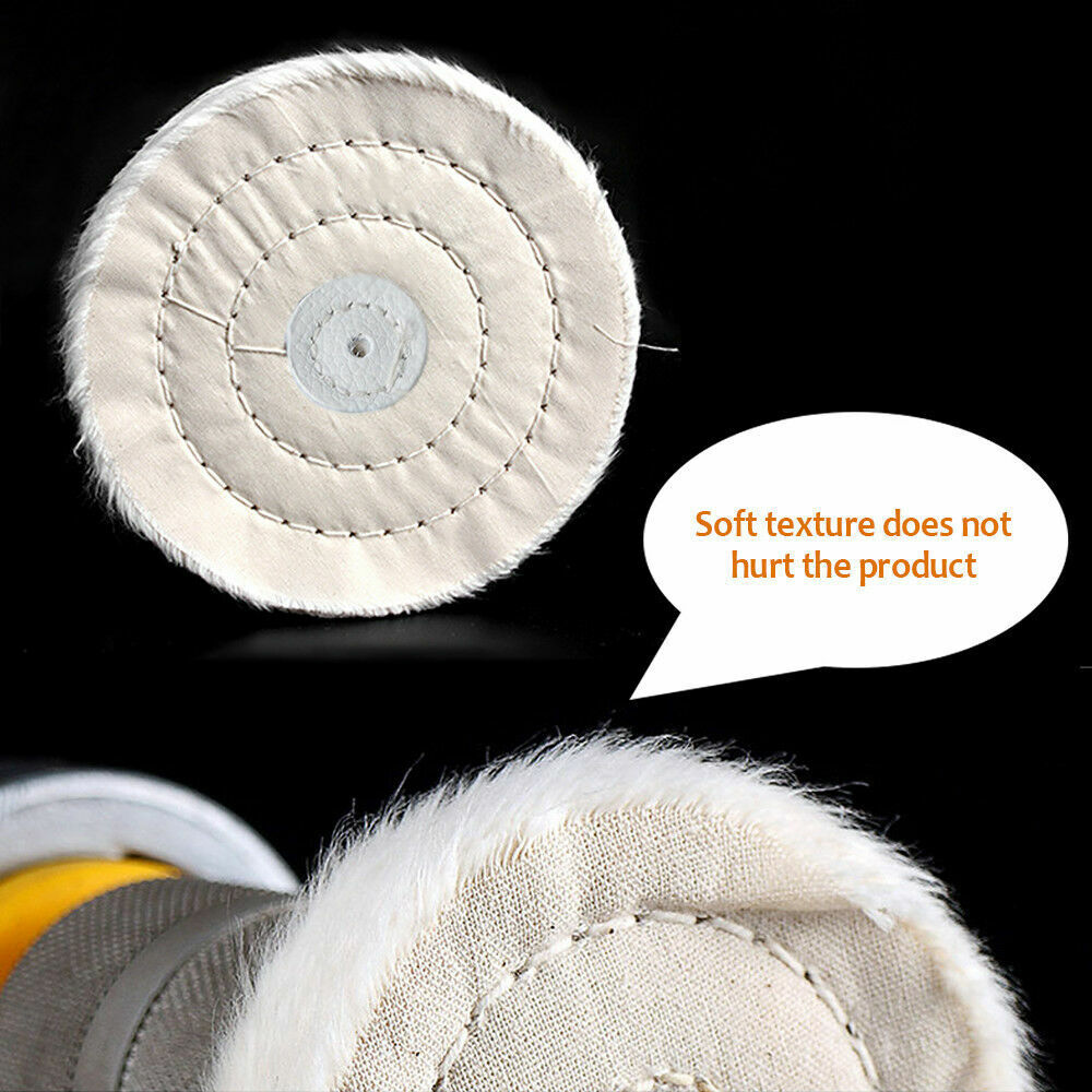 Polishing Buffing Pads Mop Wheel Buffer Pad Drill Kit For Car Polisher 7Pcs Set — image 3