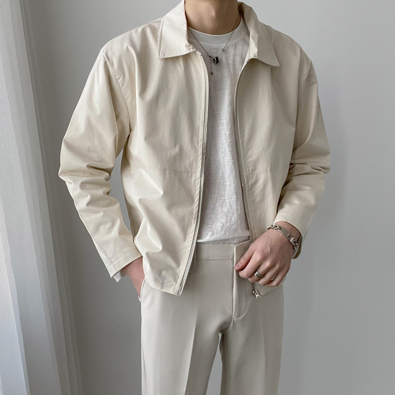 Light Mature Top Korean Loose Short Lapel Jacket Spring Trend Thin Coat