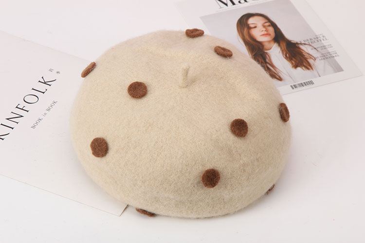 Children's Beret Autumn And Winter Parent-child Wool
