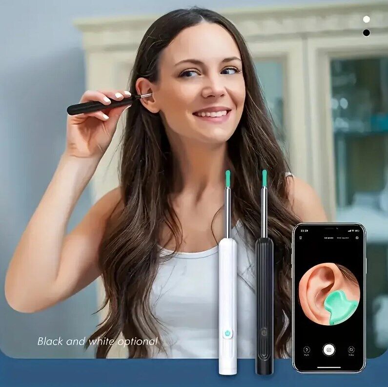 Wireless Cleaner Set Ear Wax Removal Tool Cleaning With Camera And Light UK — image 10