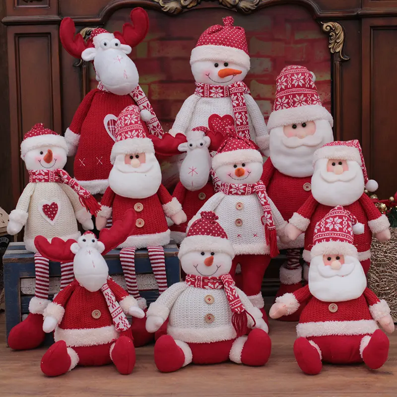 Christmas Decorations for Home Big Santa Claus Doll Children