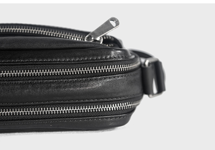 Men's Casual Leather Shoulder Bag