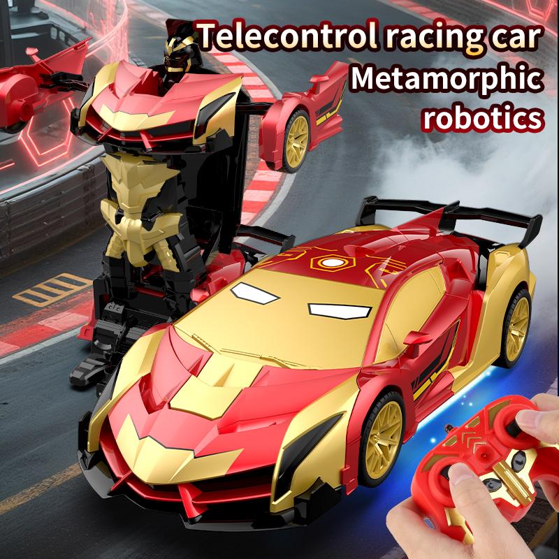 Iron Man Transforming Robot Car  Alloy Toy For Boys With Crash-to-Transform Feature,Self-pickup Only. image 12