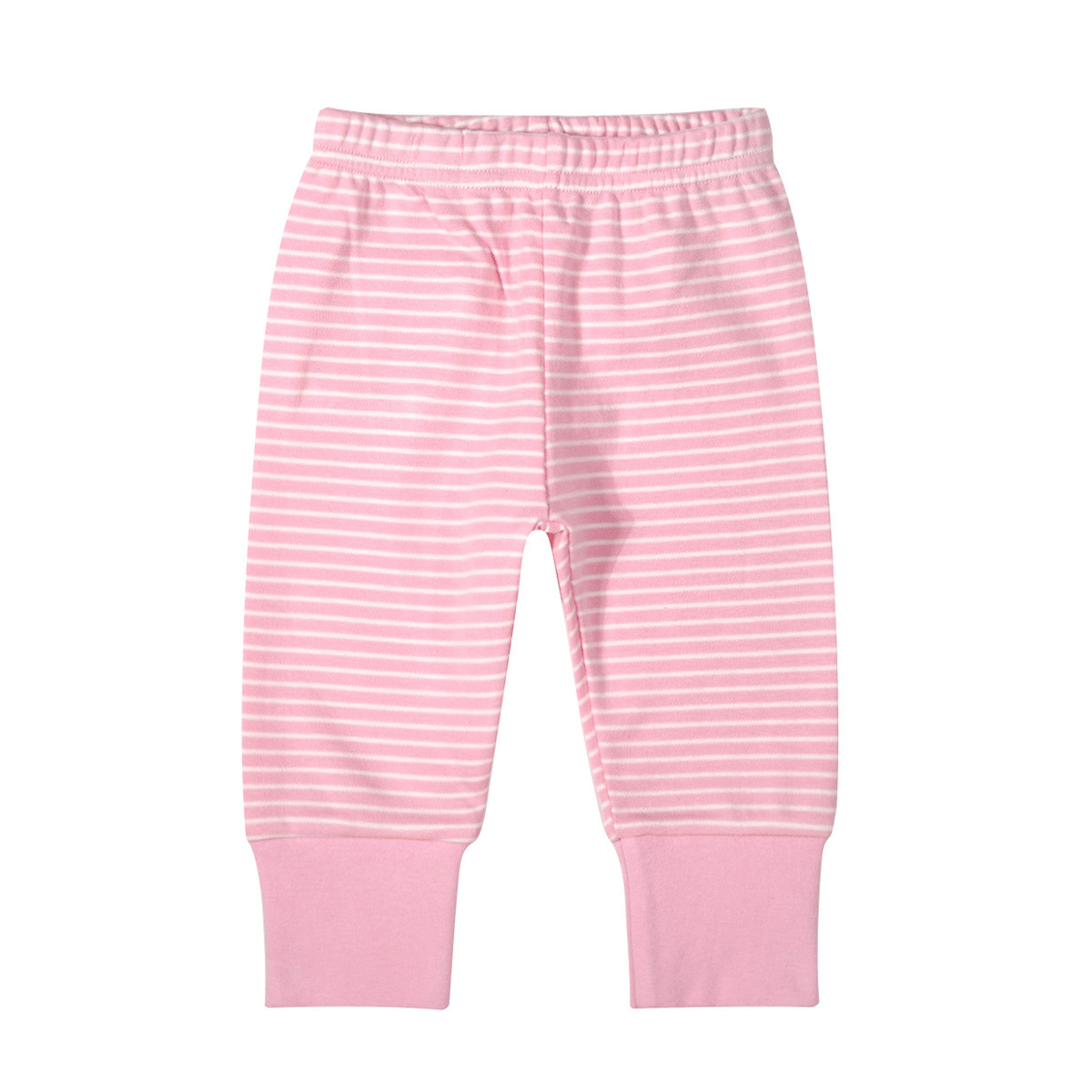 Striped Stitching Pocket Pajama Pants Leggings For Men And Women Baby Warm Trousers