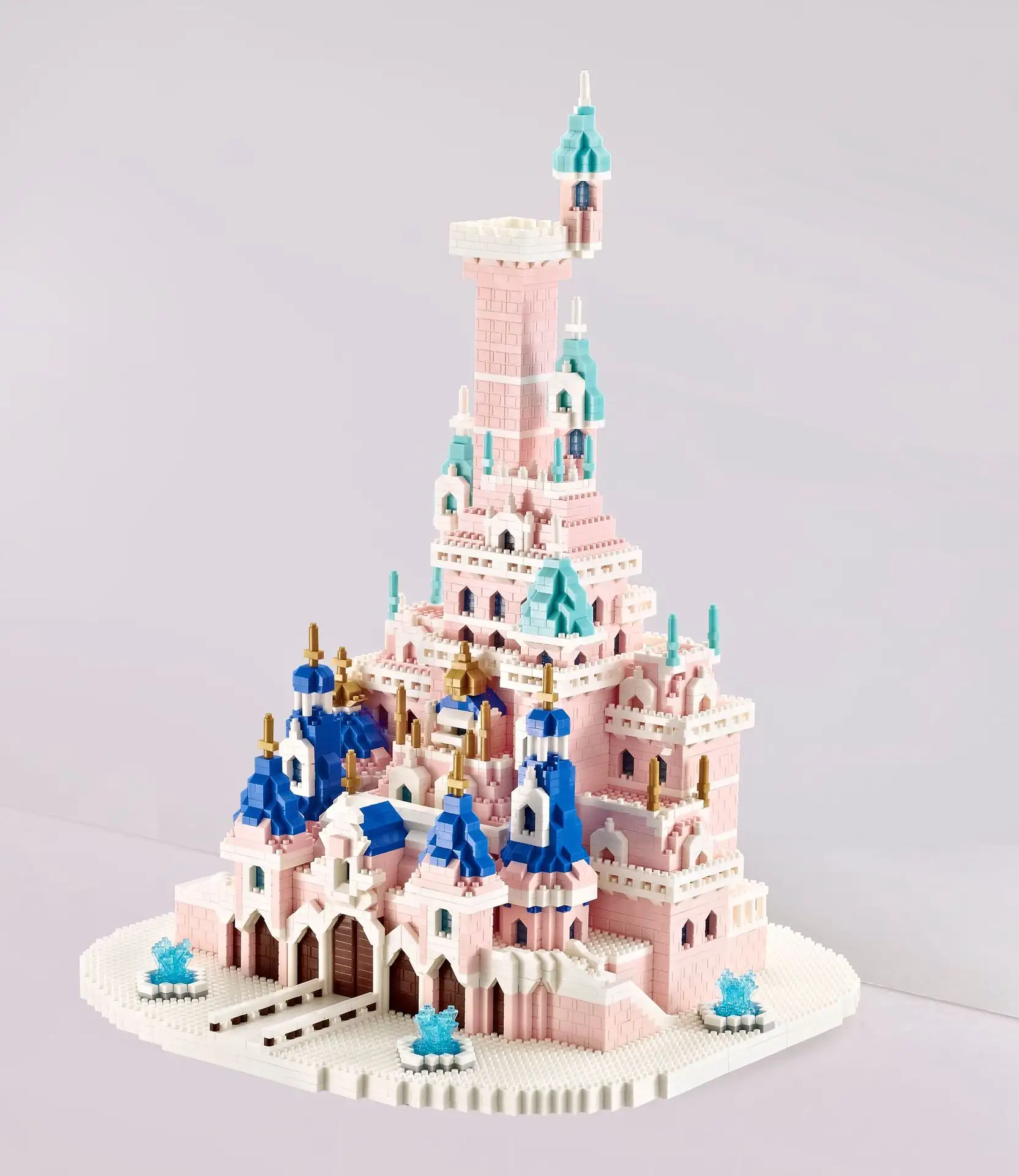 Weili Fairy Tale Fantasy Castle Romantic Castle Small Particle Diamond Assembled Building Block Toy