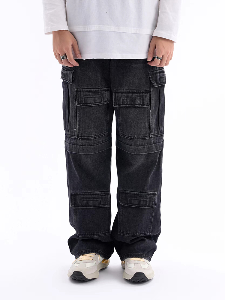 Title 5, Dames Zwarte Wide Leg Jeans Mode Met Wijde Pijp...