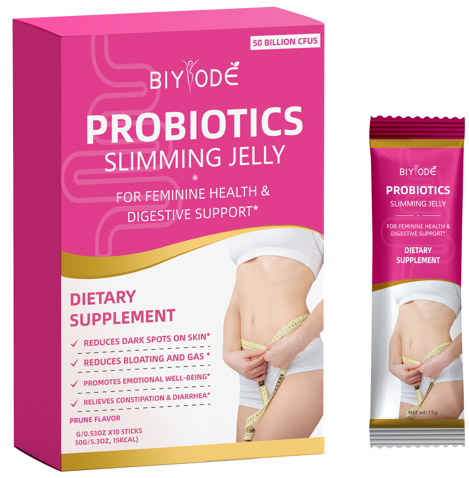 Custom Private Label Daily Extract Probiotics For Women Slimming Supplement Jelly Original - Shop at LoveMi
