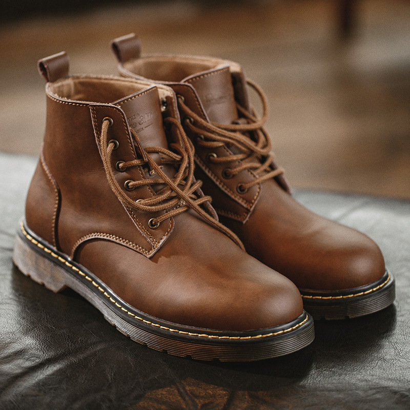 Title 4, Bottines Dr. Martens mi-hautes pour homme, styl...