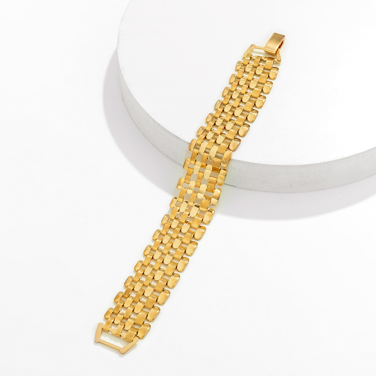 Fashion Wide-sided Geometric Cold Wind Bracelet