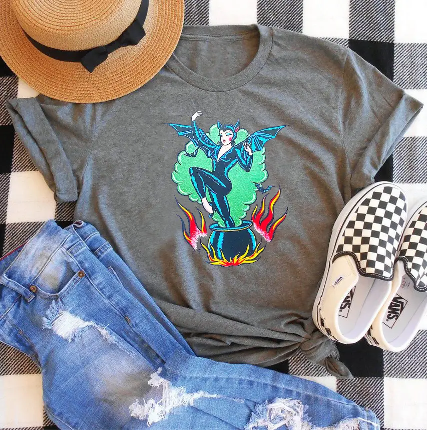 Short Sleeve With Color Pattern Printing Of Head Portrait