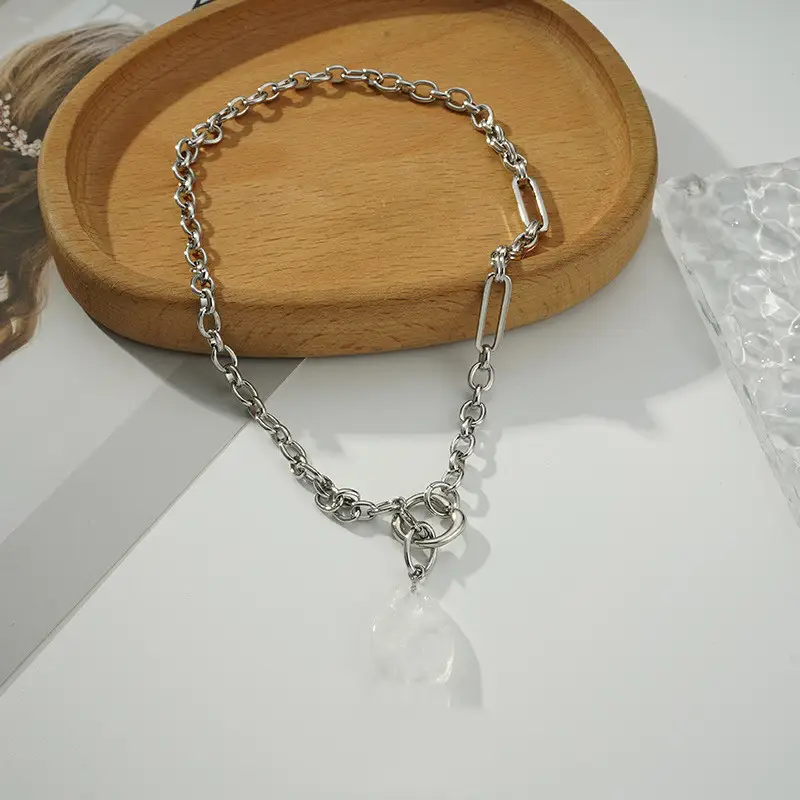 European And American Necklace Women's Metal Splicing Accessories