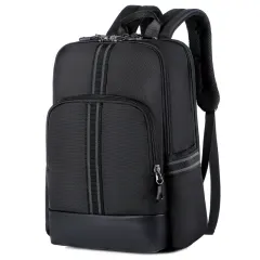 Business Simple Backpack Multifunctional Fashion Student - Black - View 1